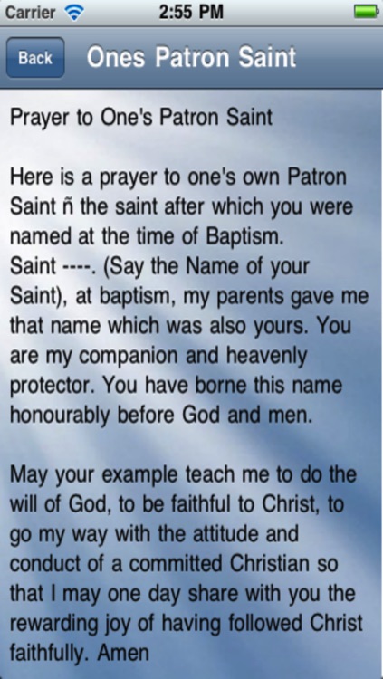 Prayer to Saints screenshot-3