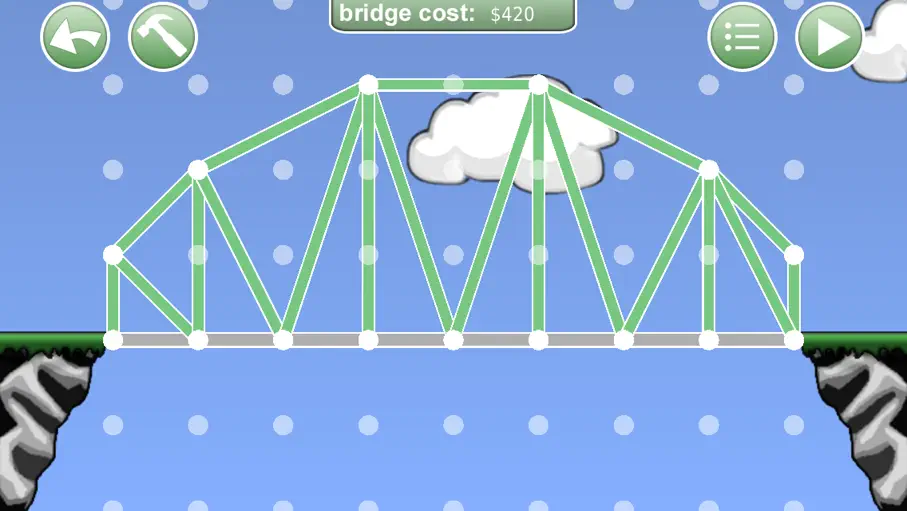 #1. BridgeBasher (iOS) Podle: Jundroo, LLC