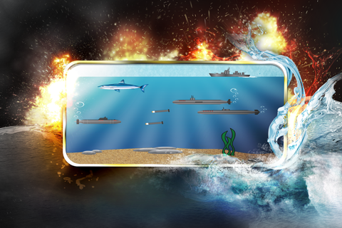 Awesome Submarine battle ship Free! - Multiplayer Torpedo wars screenshot 3