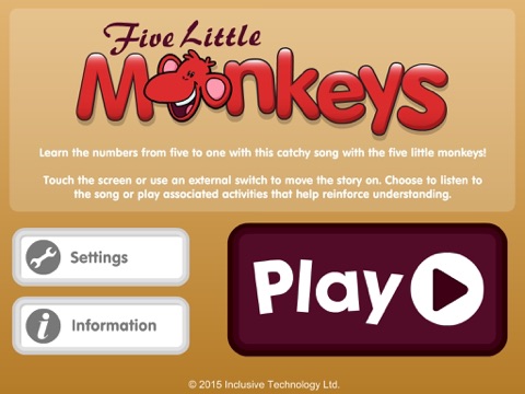 Screenshot #4 pour Five Little Monkeys