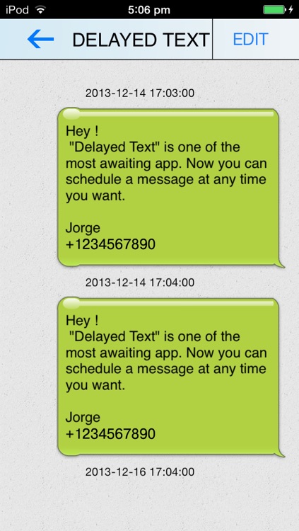 Delayed Text App screenshot-4
