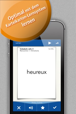 SH Vokabeltrainer FRZ screenshot 3