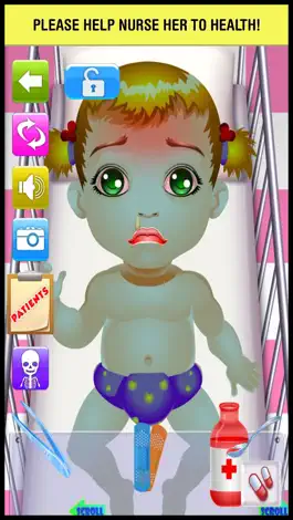Game screenshot Baby Little Throat & Ear Doctor - play babies skin doctor's office games for kids apk