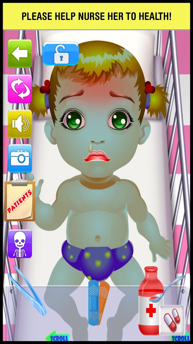 Screenshot #2 pour Baby Little Throat & Ear Doctor - play babies skin doctor's office games for kids