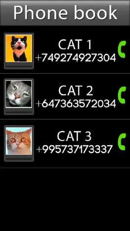 Game screenshot Fake Call Cat Prank apk