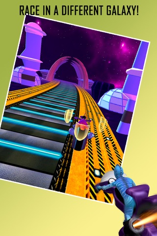 Alien Space Racer (A Free Bike Racing Game) screenshot 3
