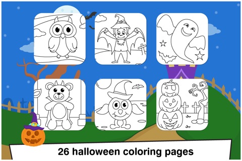 Halloween Colorbook by Tabbydo : Paint, Draw and celebrate screenshot 4