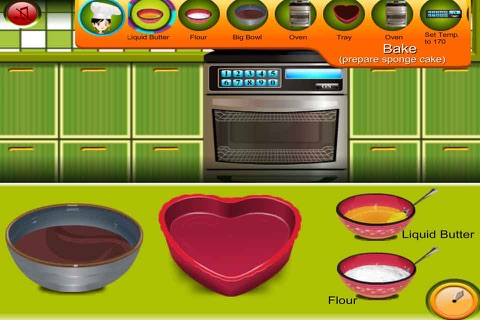 Chocolate Love Cake - The  most delicious love cake  for Girl - Food and Cook Game screenshot 3