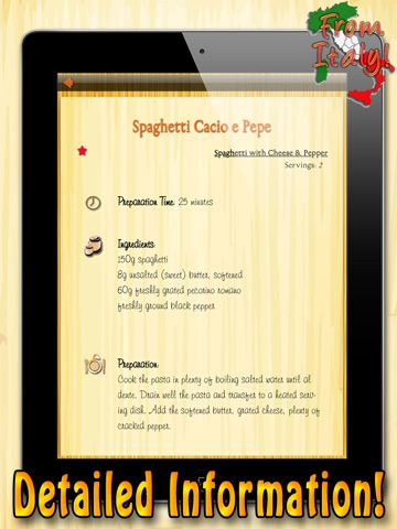 La Pasta HD - The Best Italian Recipes screenshot 4