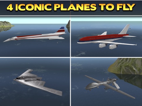 3D Plane Flying Parking Simulator Game - Real Airplane Driving Test Run Sim Racing Gamesのおすすめ画像2