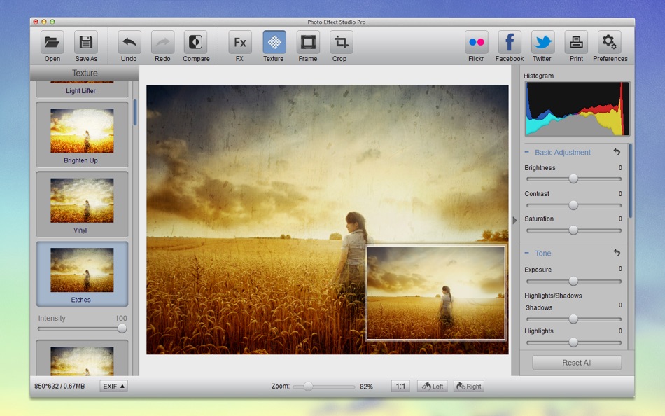 Photo Effect Studio Pro – Graphic design & Art frame - 4.1.1 - (macOS)