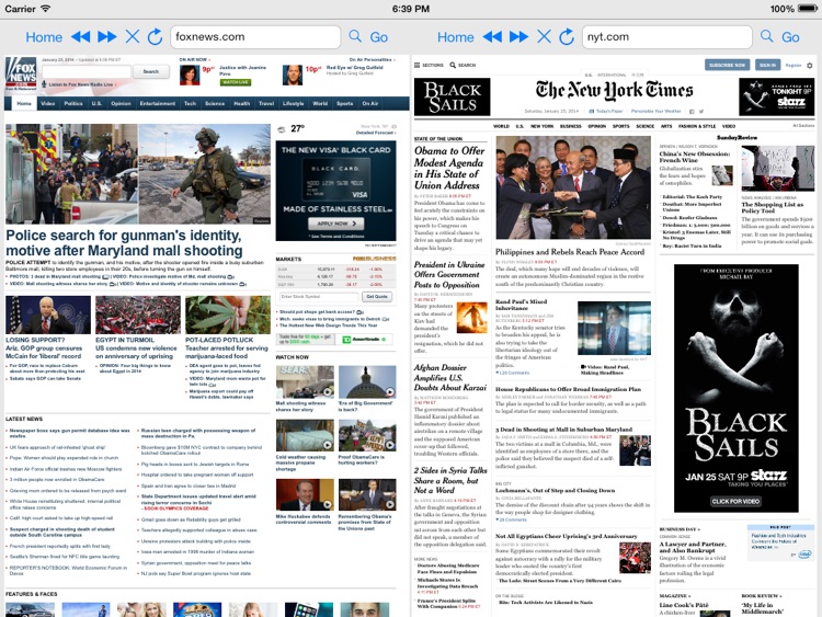 Split Screen Browser