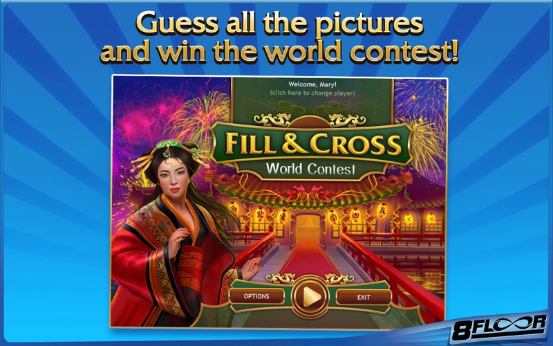 Screenshot #1 pour Fill and Cross. World Contest Free