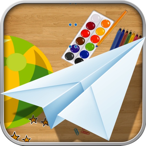 Awesome Paper Planes Flyer Icon