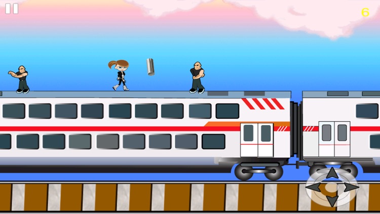 Agent Blonde Kicks Booty - Train Escape Battle Game screenshot-3