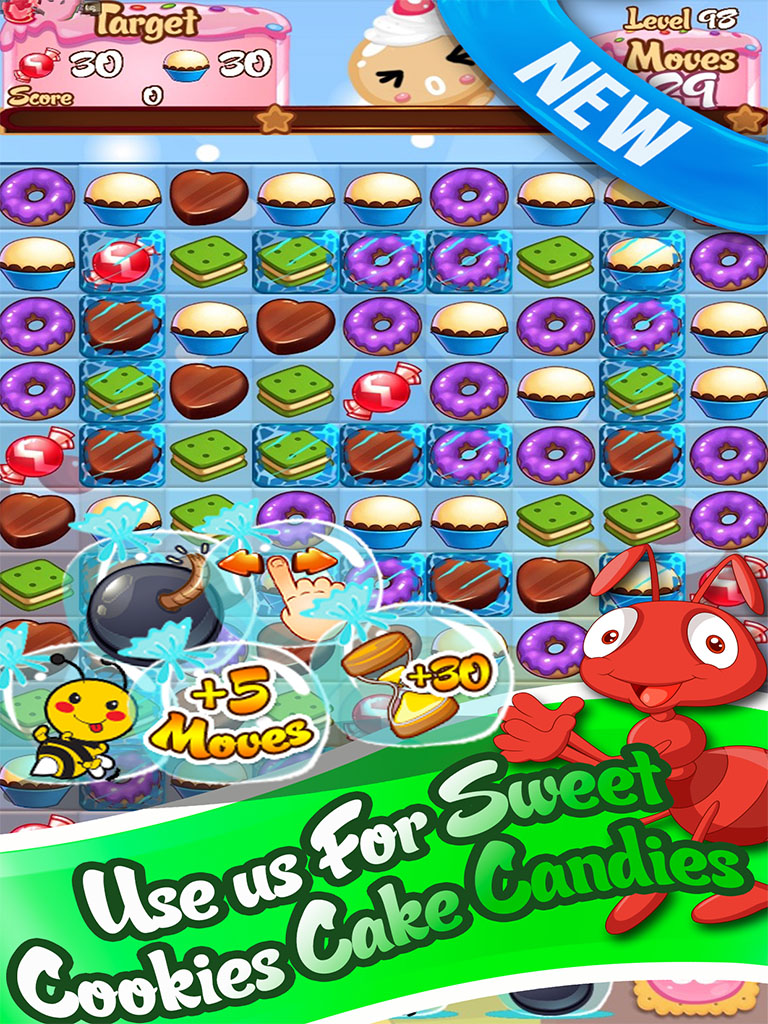 cookie Splash Mania - Match 3 Puzzle game screenshot 7