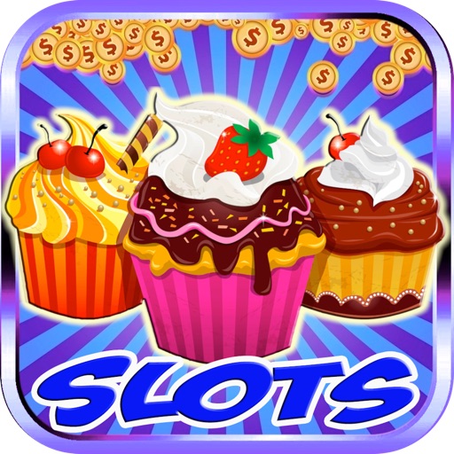Sweet Vanilla Cupcake - HD Casino Dessert Slot Games! iOS App
