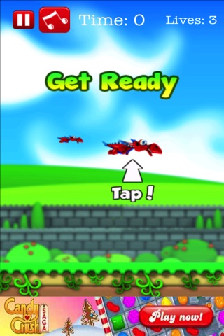 A Flying Flap Dragons Game - Top, Best Arcade Game for Family Fun! screenshot 2