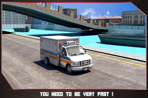 911 Rescue Ambulance Van - Drive Rush For Medical Emergency Parking screenshot 3