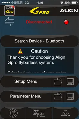 Game screenshot Gpro Flybarless System apk