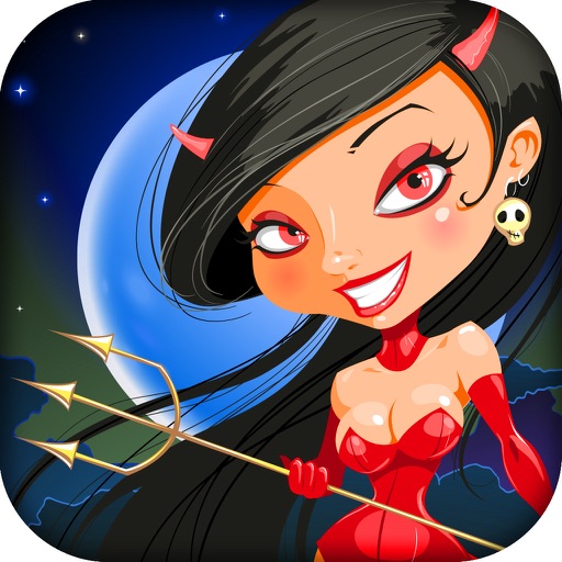 Sexy Casino Slots of Evil Witch on Halloween Night icon