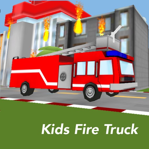 Kids Fire Truck Icon