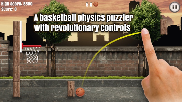Through the Hoop - Basketball Physics Puzzler