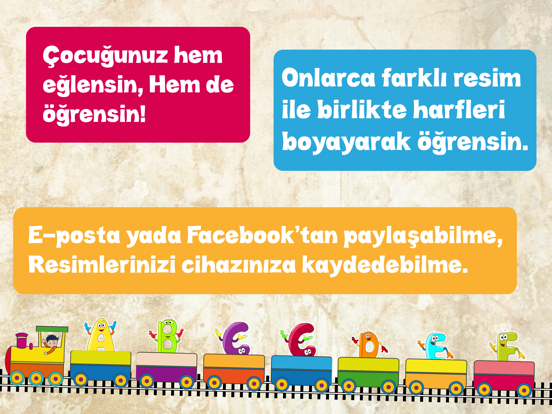 Screenshot #6 pour Alfabe Boyama Kitabı - Minik Bilge Türkçe Harfleri Boyayarak Öğreniyor