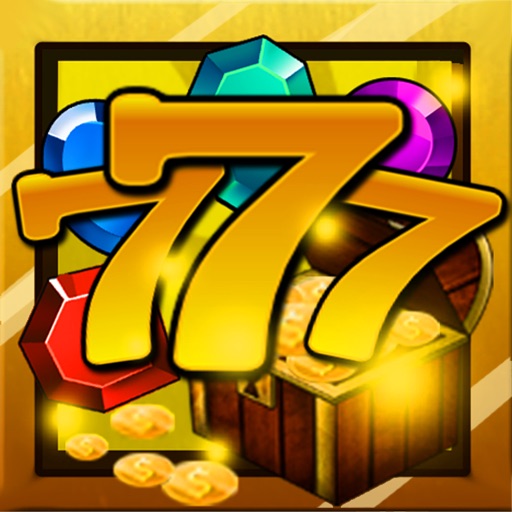 Gold and Gems - Big Win Slot Machine (Free) icon