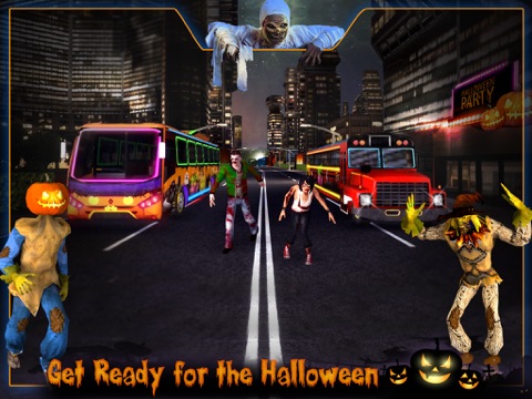 Halloween Party Bus Driver 3D iPad screenshot