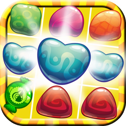 Sweet Candy Fruit Jelly Blast : Match 3 Free Game Icon