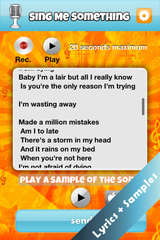 Sing Me Something Karaoke Pro screenshot 3