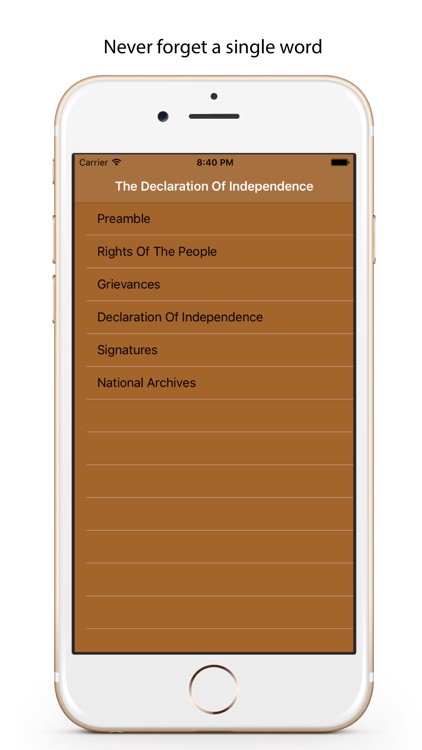 Transcript Of The U.S. Declaration Of Independence