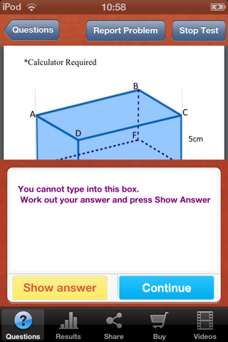 GCSE Maths Revision Questions screenshot 3