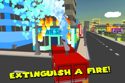 Fire Department: Cube Firefighter Full screenshot 4