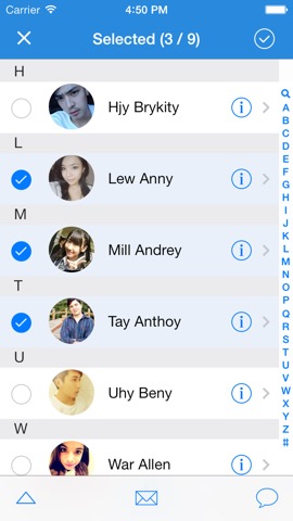 Group Text Free －Send SMS,iMessage,Email Message In Batches Fastのおすすめ画像2