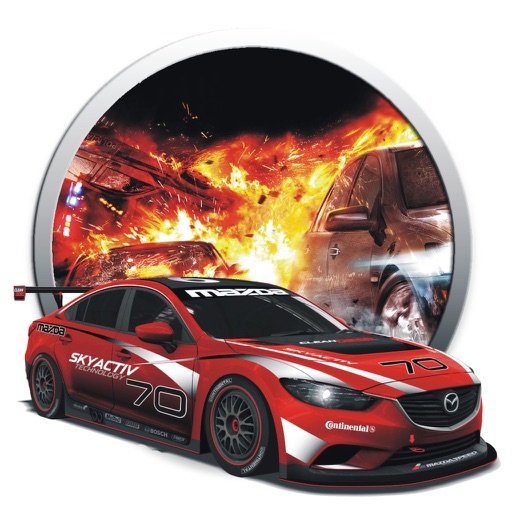 Burnout Drifting Crazy Car Icon