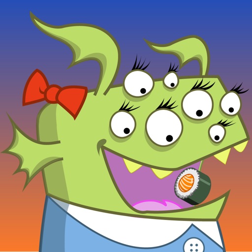 Monster Eat Sushi: A Free Cooking Game icon