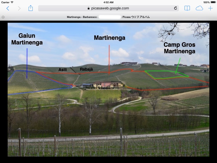 Barbaresco Wine Map