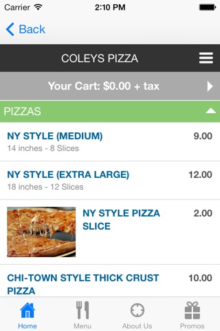 Coley's Pizza screenshot 3