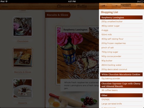 Cioccolata Bella – Chocolate Recipes screenshot 4