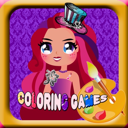 Kids Game Coloring For Ever After High Version icon