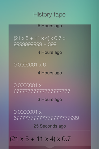 Calculatr - Free calculator for iPad iPhone screenshot 2