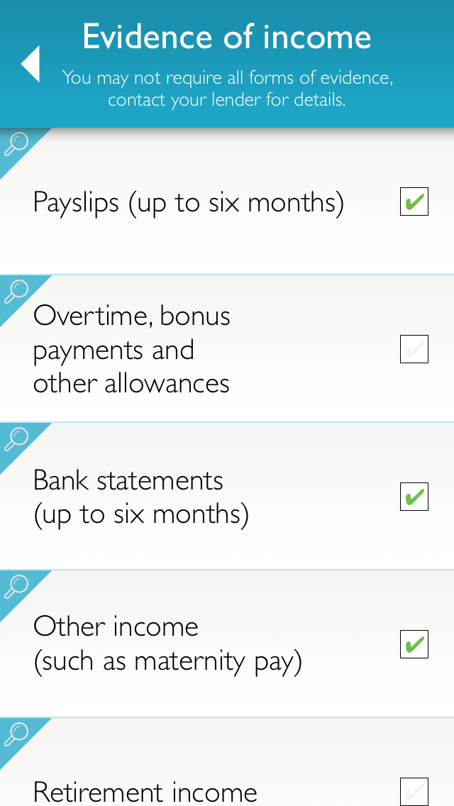 Screenshot #2 pour UK Mortgage Checklist
