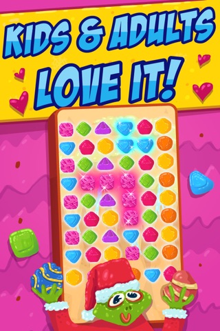 Candy Diamond Games Christmas - Cool Candies and Jewels Swapping Match 3 Puzzle Game For Kids HD FREE screenshot 3