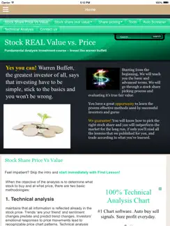 Stock Value Fundamental Dow Jones Course iPad image 2