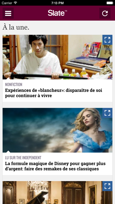 Screenshot #1 pour Slate.fr