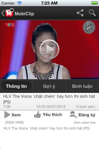 Xem video MobiClip MobiFone 2013 screenshot 4