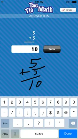 Game screenshot Tic Tac Math apk