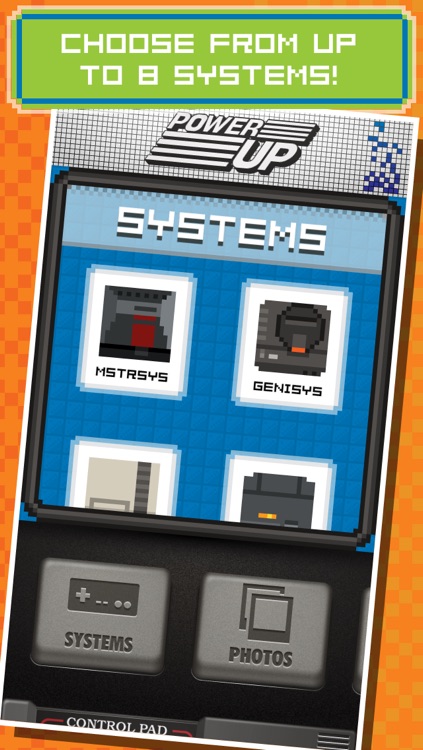 PowerUp - Retro 8-bit Video Game Camera